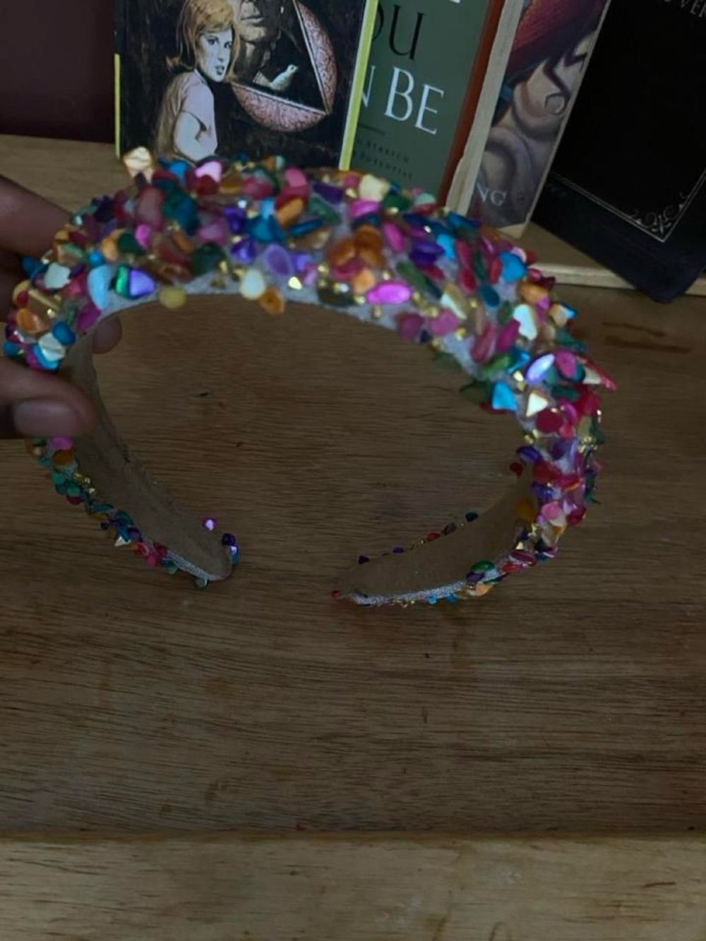 SHEIN Multicolor Sequin Padded Headband
